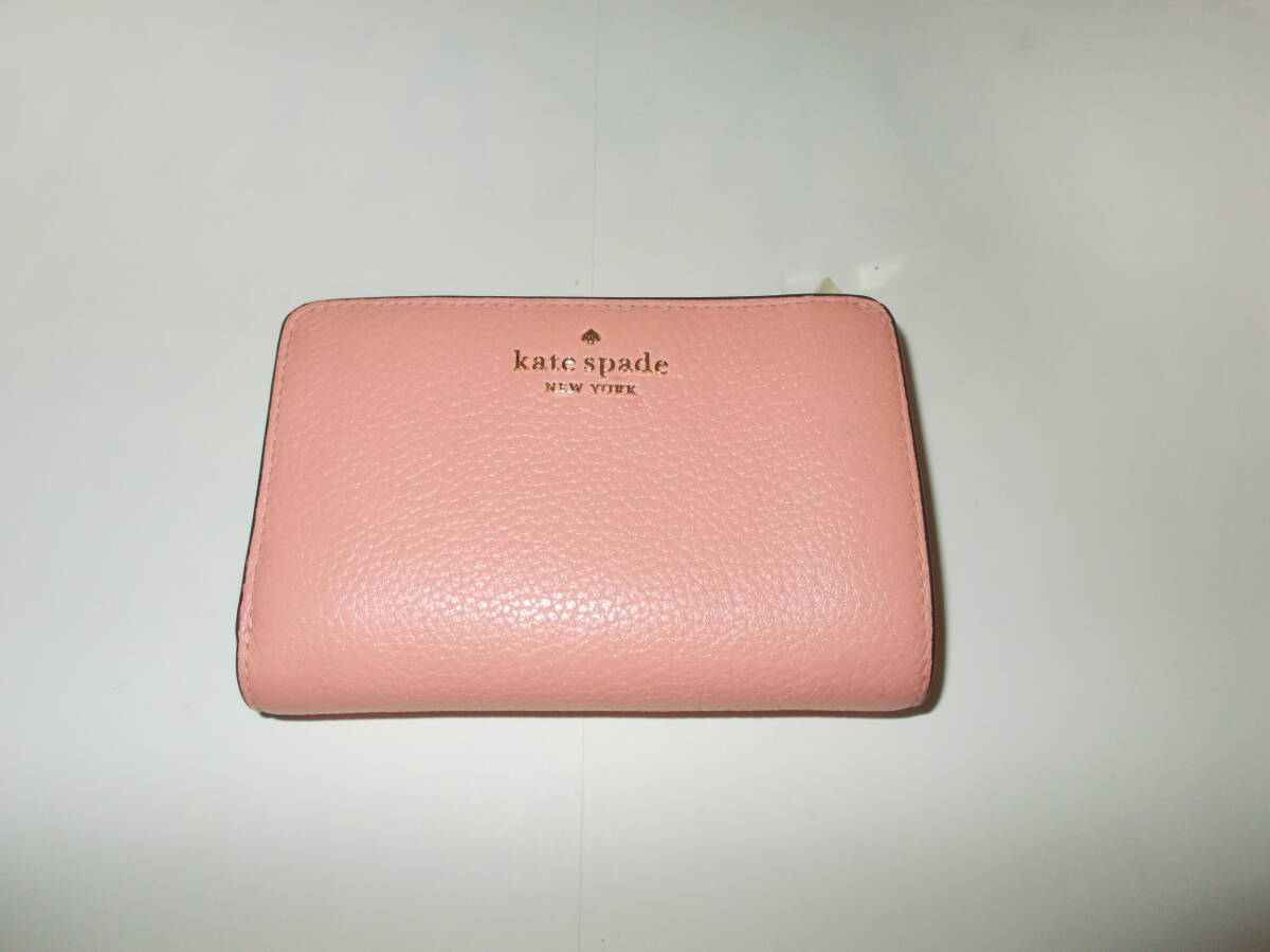 ●kate spade/ケイト スペード【二つ折り財布 ミニウォレット】ピンク●