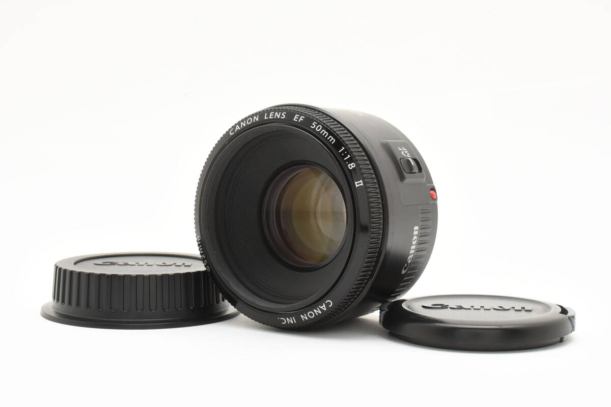 ★美品★ Canon キヤノン EF 50mm f1.8 II AFレンズ EFマウント #3544