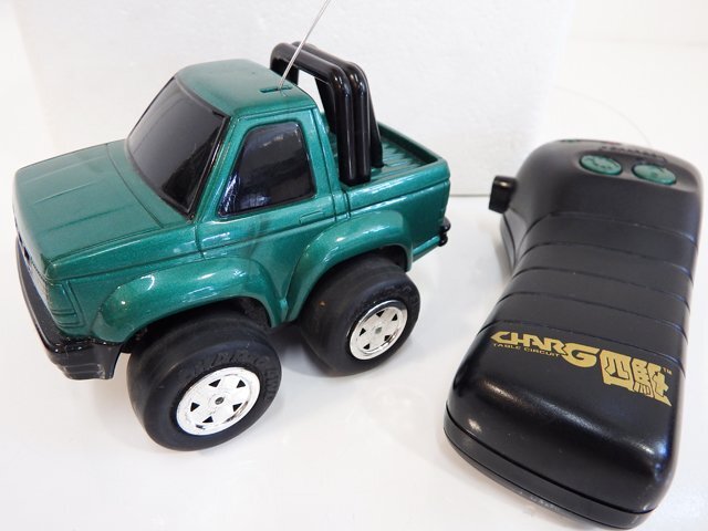 ジャンク品 TOMY 昭和レトロ トミー CHARG四駆 チャージー四駆 フォードレンジャータイプ R/C アンティーク 自動車旧車おもちゃ当時物