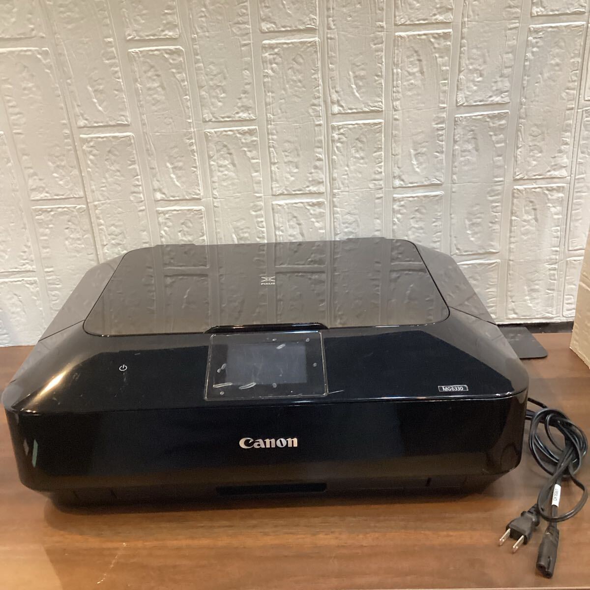 8【15269】CANON PIXUS MG6330 キャノン　プリンター　インクジェットプリンター　　現状品　ジャンク品　黒　ブラック