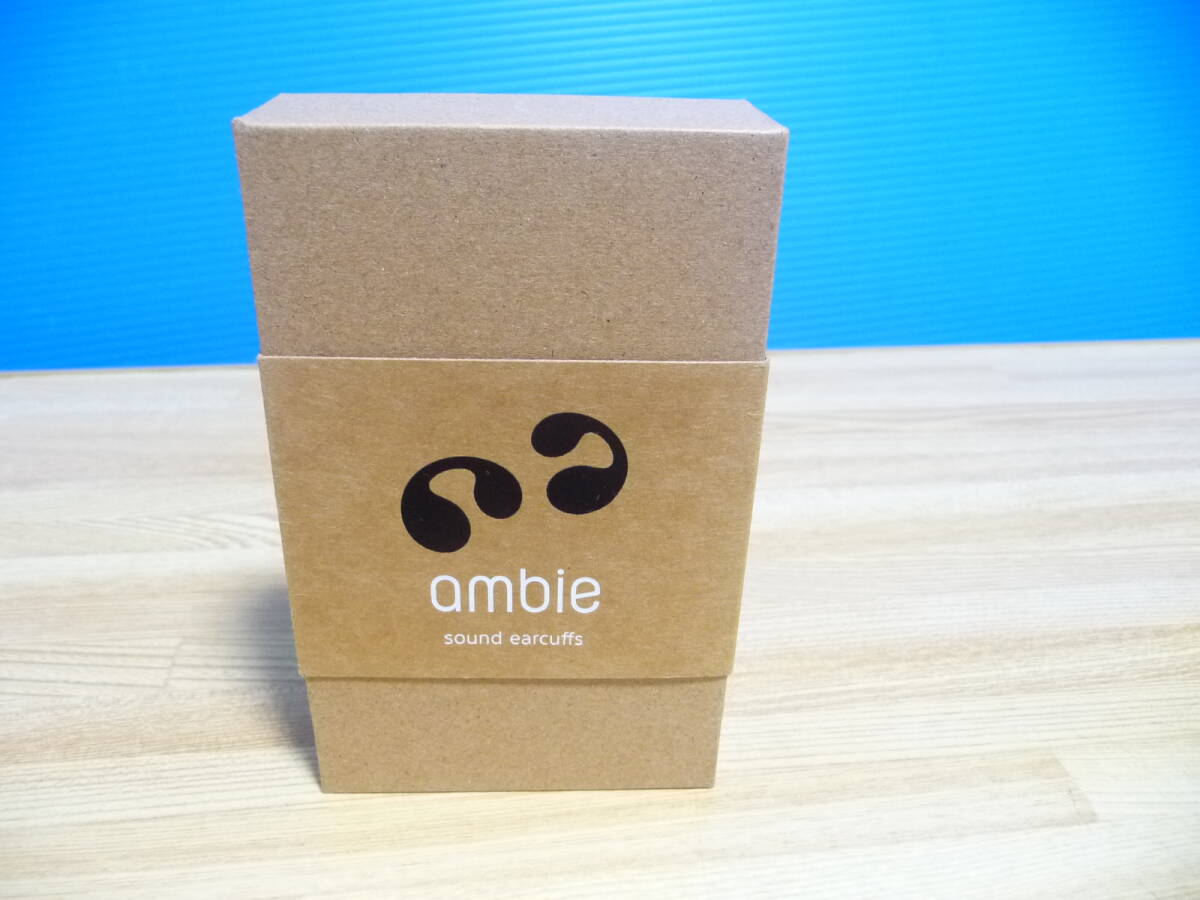 ◆ほぼ新品 ambie（アンビー）ながら聴きイヤホン AM-TW01 BLACK（日本のメーカー）[sound earcuffs Bluetooth対応] 保証付 1点限り