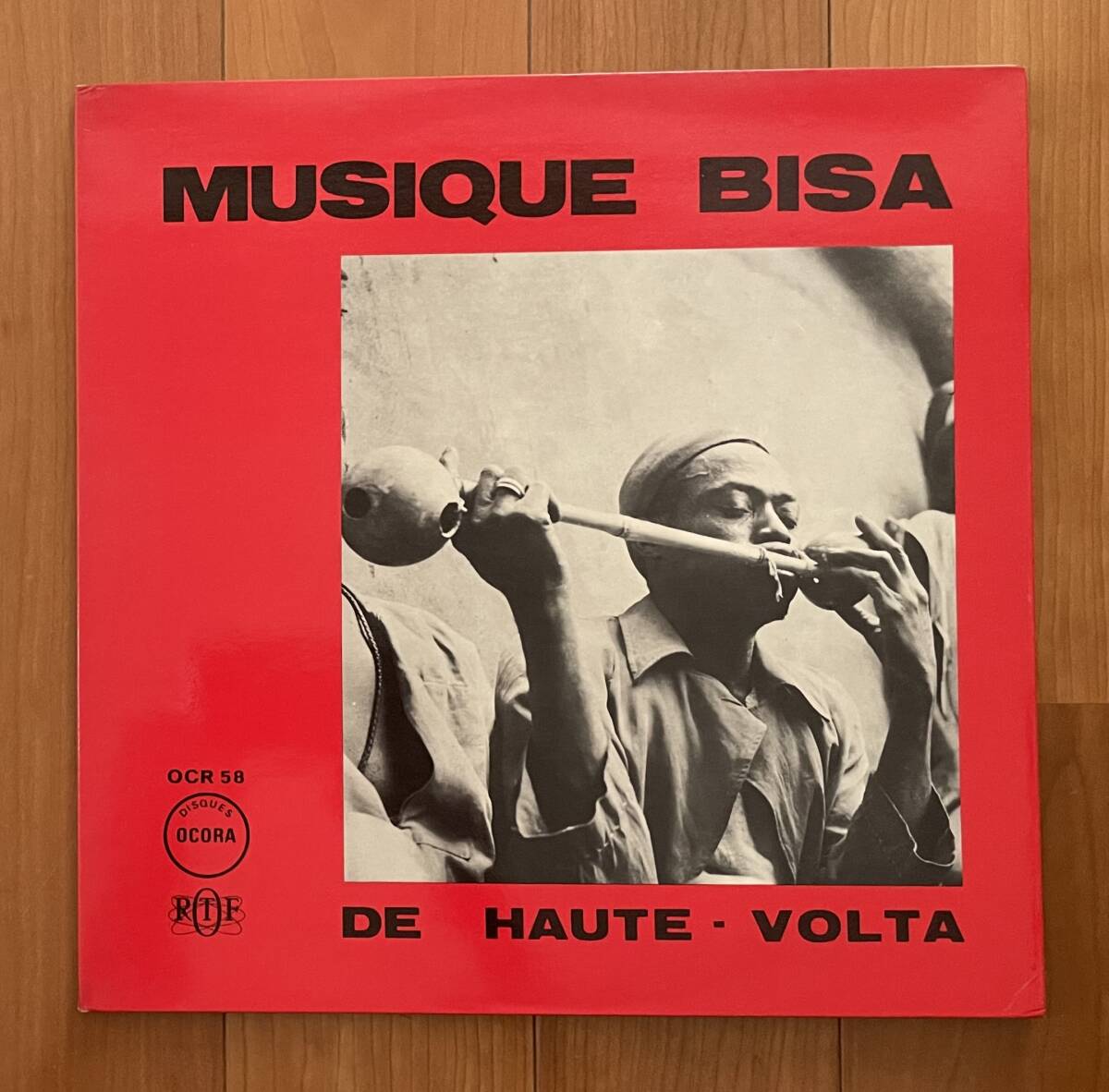 LP 仏 OCORA MUSIQUE BISA DE HAUTE-VOLTA 民族 青ラベル OCR 58