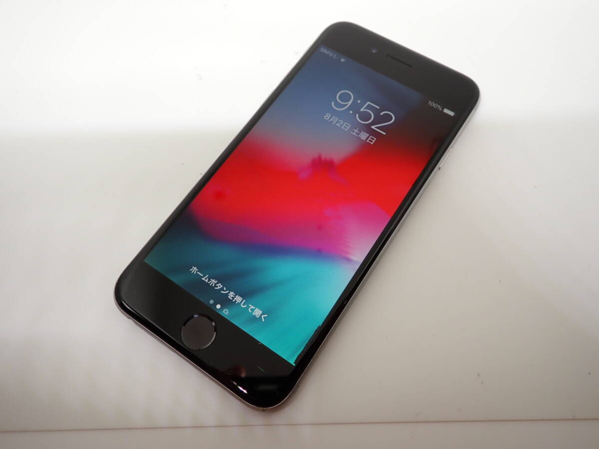 バッテリー交換済み　Apple　iPhone6　64GB　A1586　MG4F2J/A　アップル　アイフォン6　６４ＧＢ　