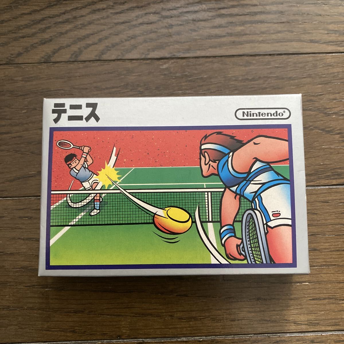 未開封新品　デッドストック　倉庫保管品　ファミリーコンピュータ　テニス　TENNIS HVC-TE 任天堂　NINTENDO 銀箱　レトロ　当時物