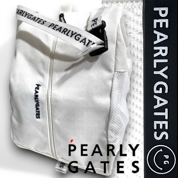 PEARLY GATES パーリーゲイツ 定9千 メッシュ切替 ワンタッチハンドル シューズケース シューズバッグ ゴルフ 2984200 030 ▲011▼50318w05
