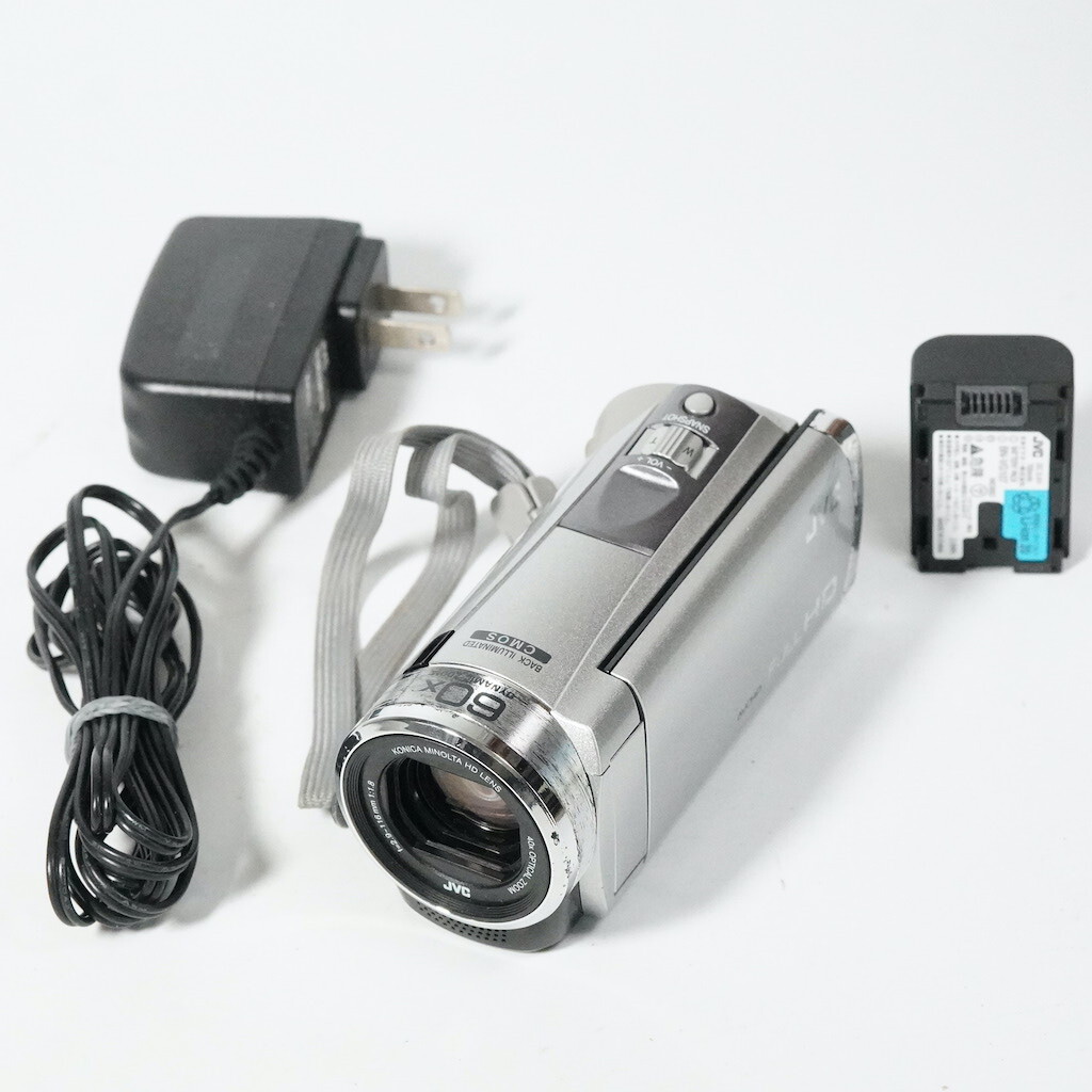 JVC Victor Everio GZ-E750-S シルバー 動作OK 返金保証　/2077