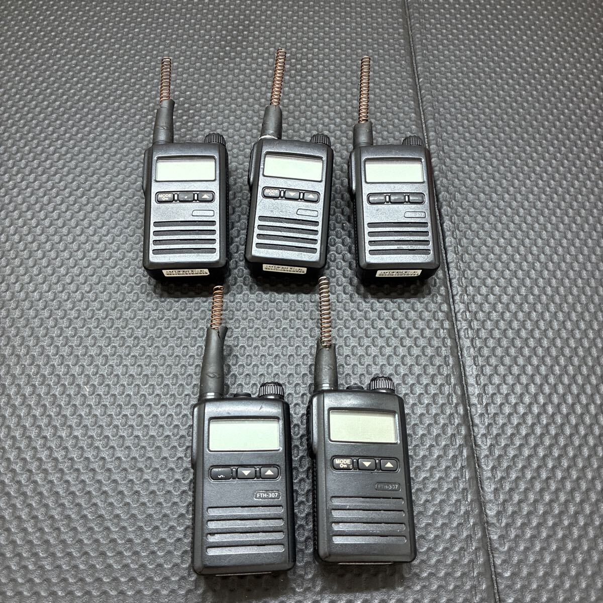 ★簡単動作確認済み★STANDARD　スタンダード　特定小電力トランシーバー　FTH-307　5台セット