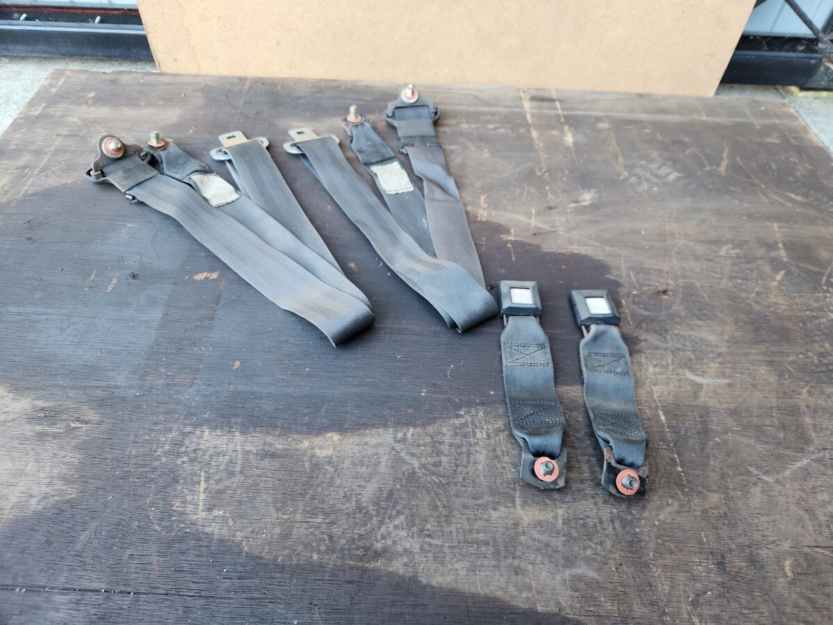 マツダ MAZDA 軽トラ ポーター ポーターキャブ シートベルト シートベルトキャッチ 左右セット当時物 旧車