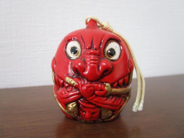 置鈴 土鈴 魔除 鬼鈴 侍 武士 6cm
