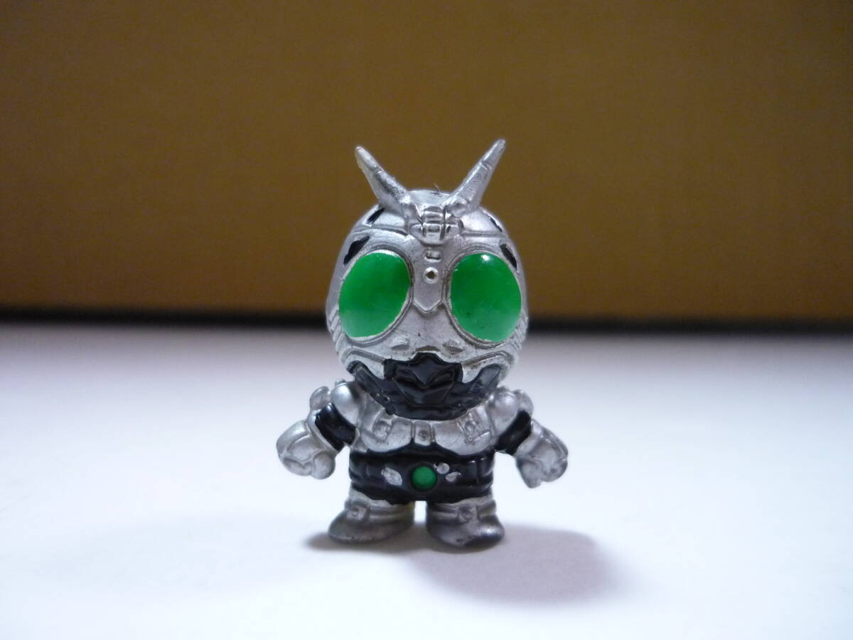 [管00]【送料無料】人形 シャドームーン 仮面ライダーBLACK RX 仮面ライダーSD 消しゴム 彩色 仮面ライダー 特撮 当時物 仮面ライダー
