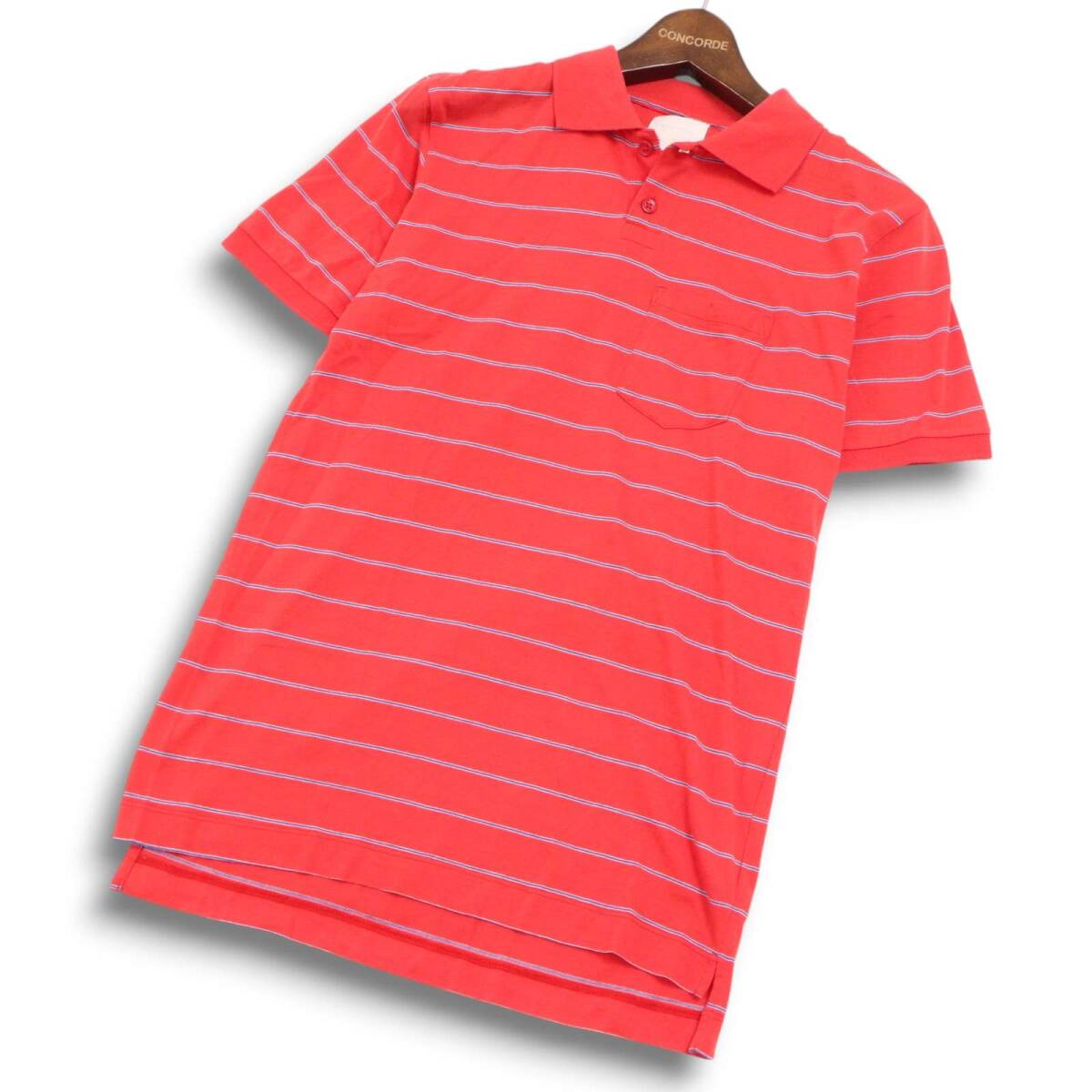 Band of Outsiders バンドオブアウトサイダーズ 春夏★ 半袖 ボーダー ポロシャツ Sz.1 メンズ 日本製