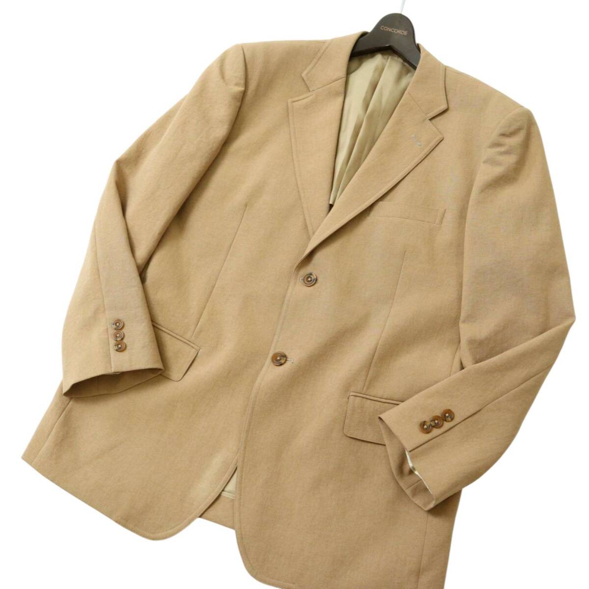 BENSALINA ベンサリナ 通年 背抜き★ テーラード ジャケット ブレザー Sz.L メンズ
