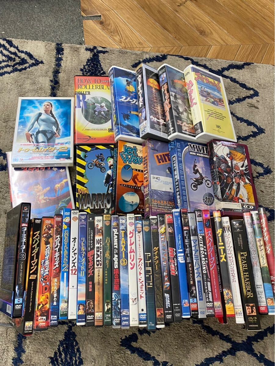 VHS ビデオテープ DVD ターミネーター ハリーポッター スパイキッズ スパイダーマン 他 まとめ