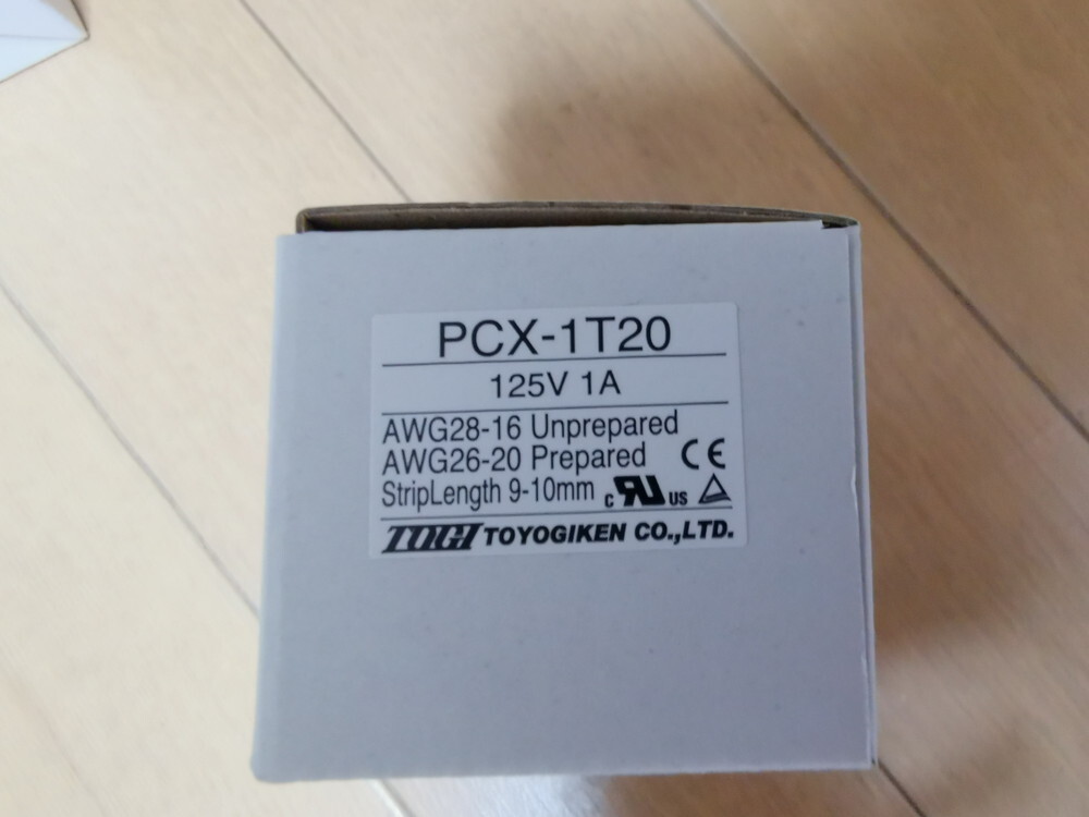 ★新品★ TOYOGIKEN PCX-1T20 端子台 複数有 