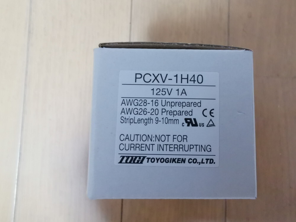 ★新品★ TOYOGIKEN PCXV-1H40 端子台 複数有