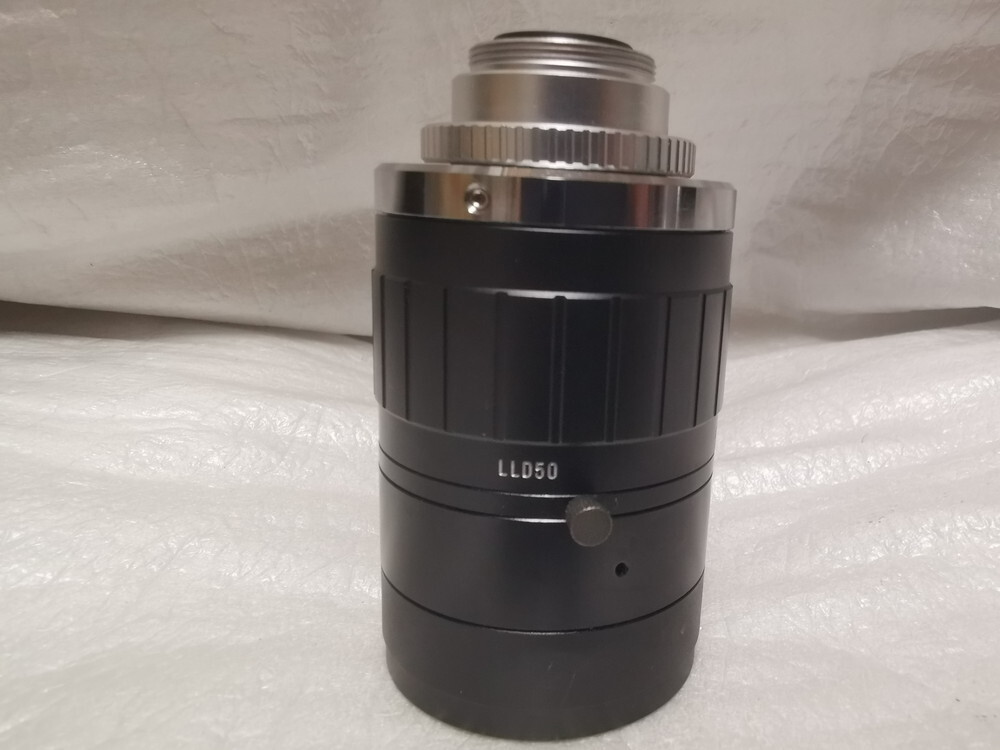 ★未使用に近い VS-LLD50 50mm/F2.0 高解像度低ディストーションマクロレンズ 4/3インチ・8M画素対応 イメージサークルφ23mm Cマウント
