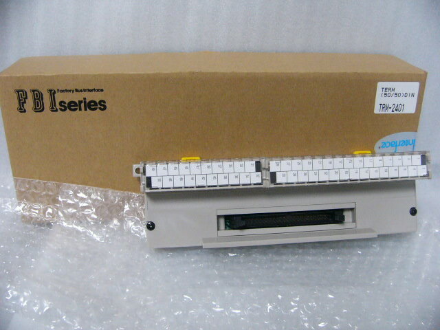 ★新品★ Interface TRM-2401 垂直50ピンネジ変換端子台(DIN)