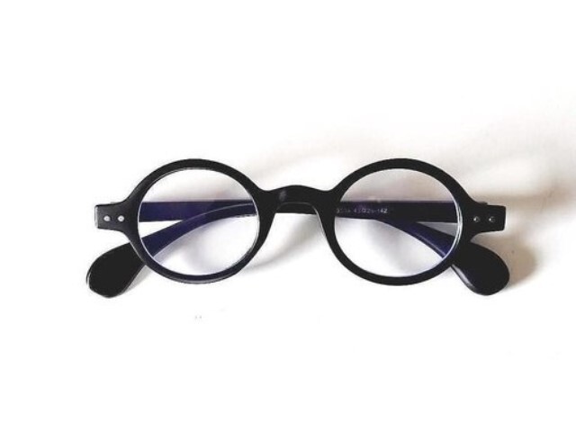 Round Classic ラウンドクラシック 艶消し黒 マットブラック 丸眼鏡 01