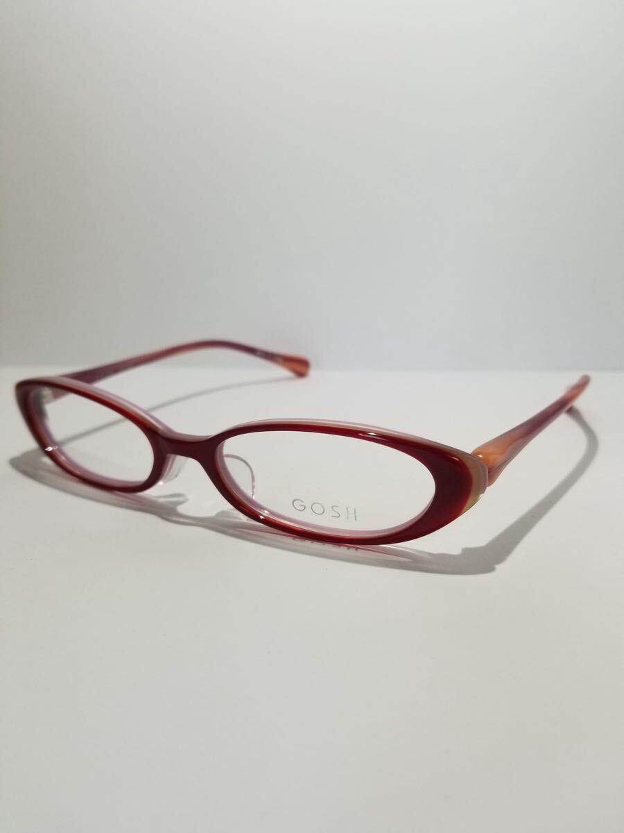 未使用 眼鏡 メガネフレーム GOSH GO-349 COL3 フルリム セルフレーム 国産 日本製 MADE IN JAPAN 50口17-140 CG-1