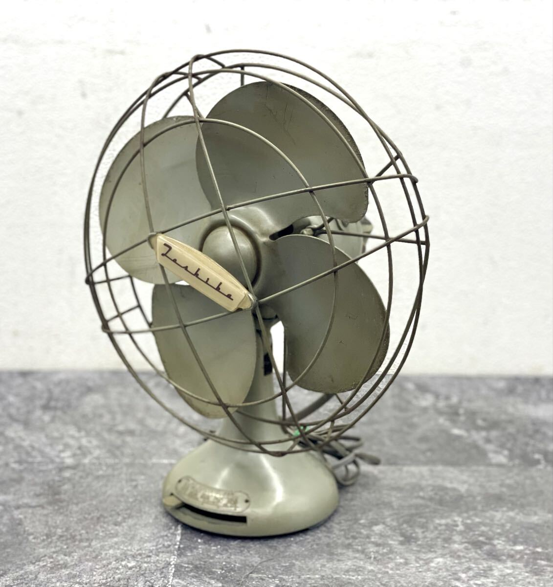 動作品■TOSHIBA 東芝 E.C. ELECTRIC FAN ADF-30R-1 C-4760 レトロ扇風機 エレクトリックファン 4枚羽■兵庫県姫路市から d2 25-3857