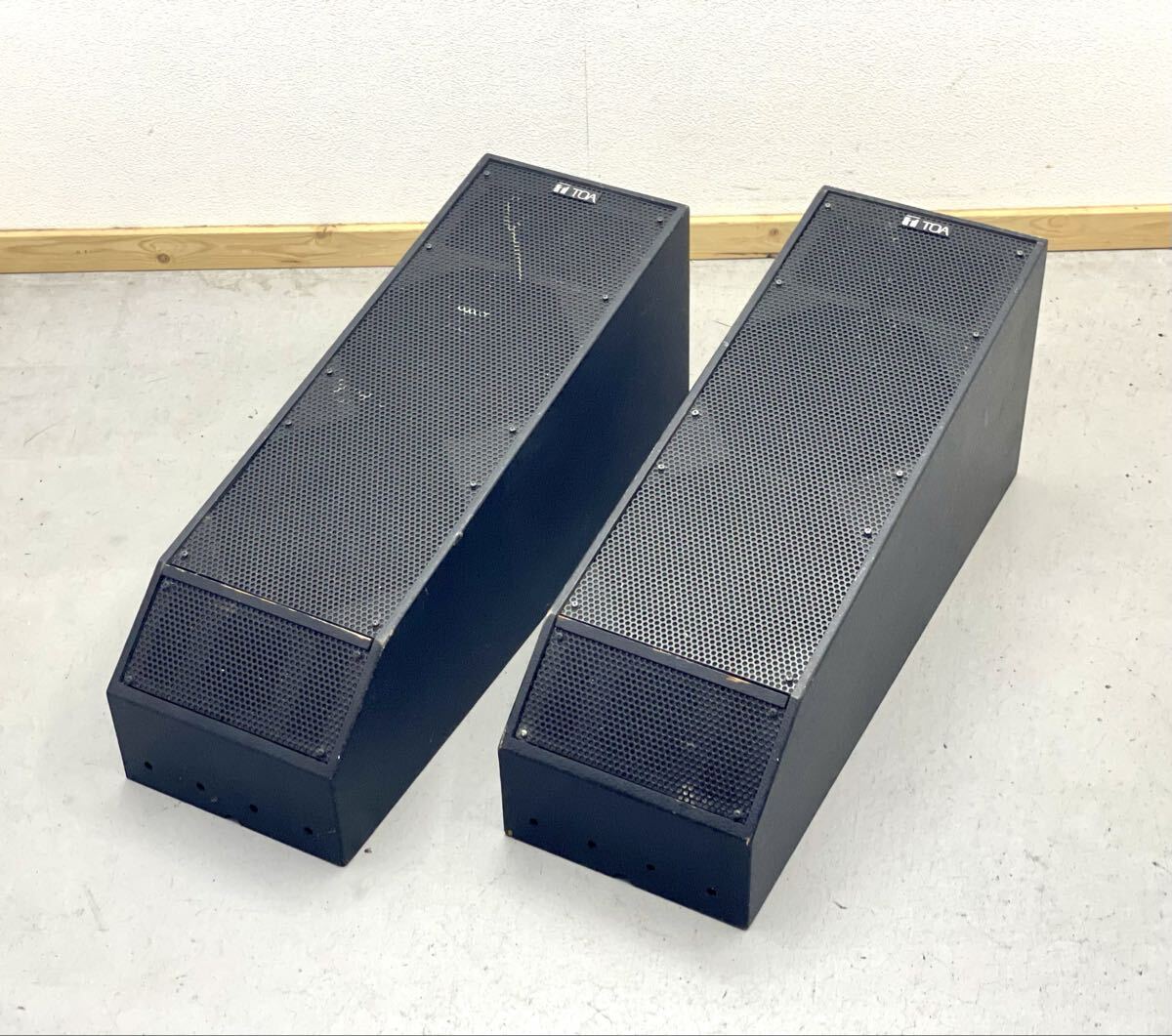 音出しOK/2006年製■TOA スピーカーシステム T-650 体育館用スピーカー ペア ティーオーエー 防球構造型■兵庫県姫路市から 25-3800