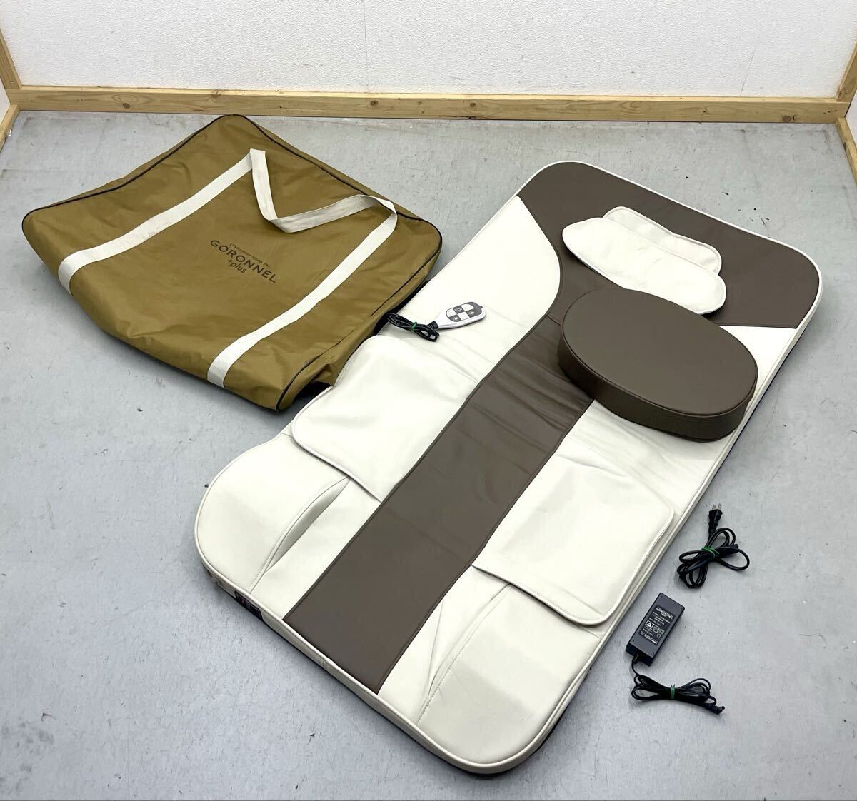 動作品■GORONNEL+plus エアストレッチマット ゴロンネル プラス 健康器具 マッサージ機 ストレッチ 収納袋■兵庫県姫路市から 25-3806