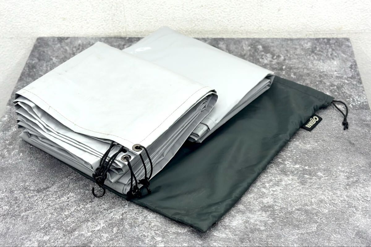 ogawa オガワ テント用 PVCマルチシート 220×220 2セット 正方形 防水 小川キャンパル アンダーシート■兵庫県姫路市から k4 25-3744