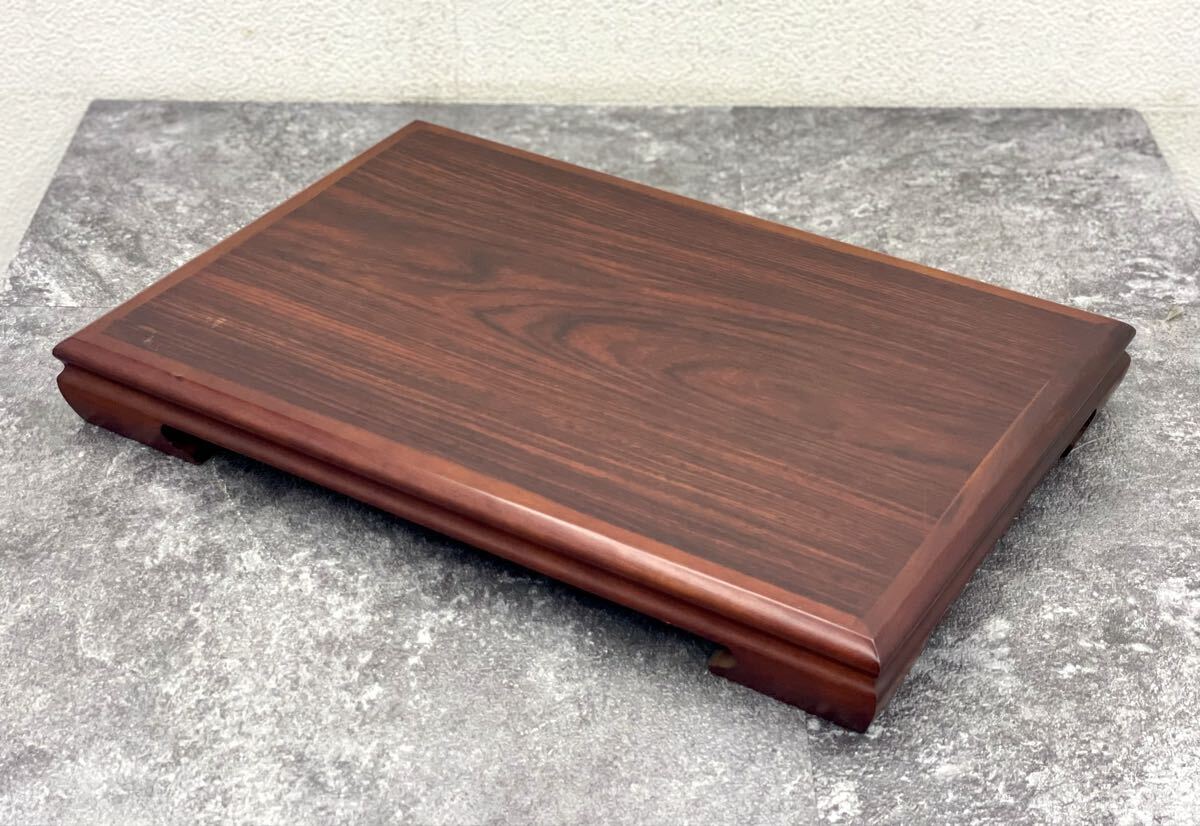 唐木花台 盆栽台 飾り台 飾台 香炉台 花台 平卓 木製 唐木 床の間 茶道具 華道具 古美術 アンティーク■兵庫県姫路市から h3 25-3679