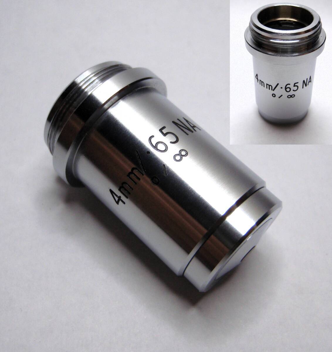 [JN310601Ob]●Ealing 4mm/・65NA 0/∞、40倍対物レンズ、RMS、レンズ状態現状、実機未確認。レンズケース付き。USED綺麗【匿名配送】