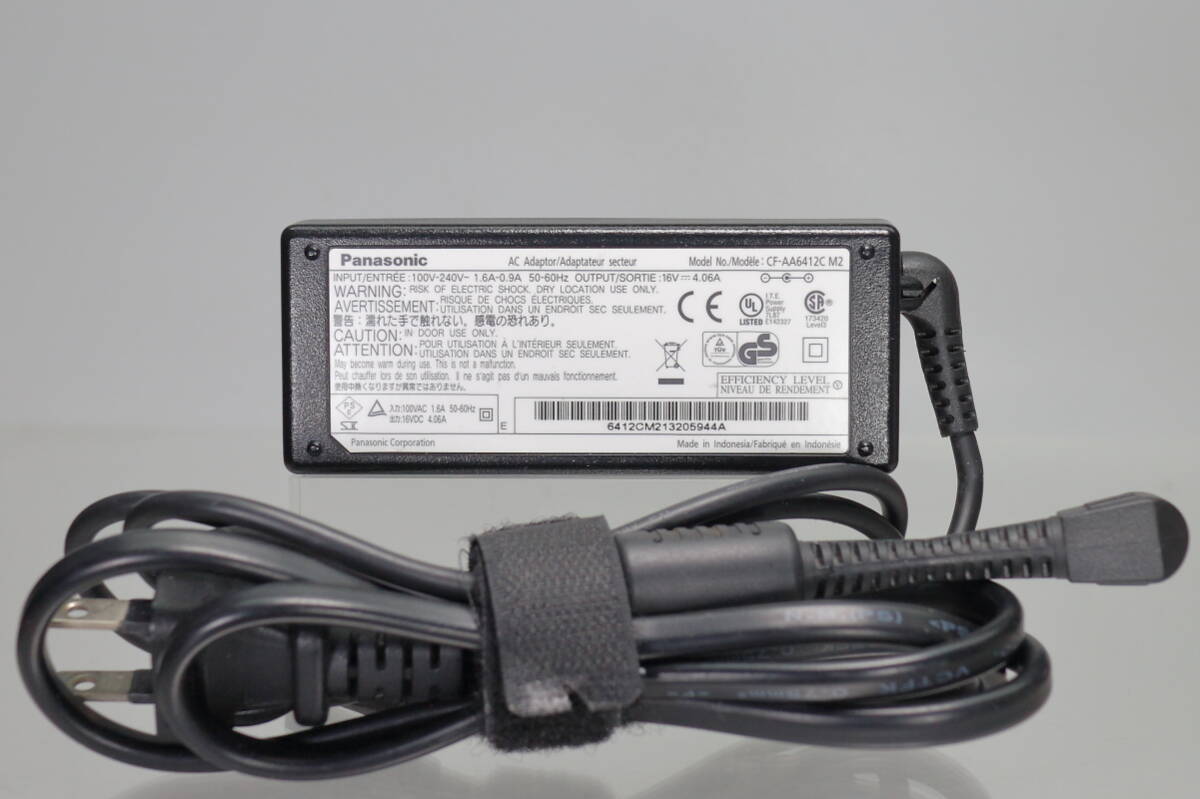 Panasonic 純正ACアダプタ CF-AA6412C M2 / Let’s note CF-SZ・SX・NX・LXシリーズ用 / 16V 4.06A / 中古品 電源コード付