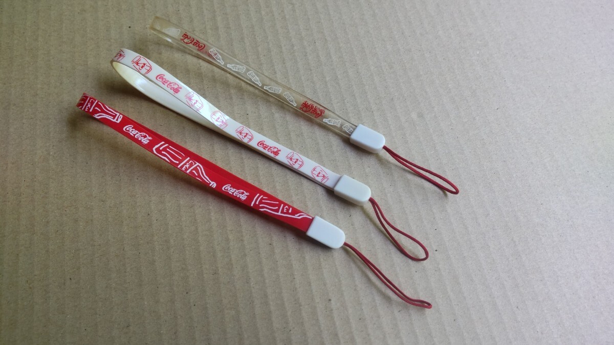 コカ・コーラ　Coca-Cola　ストラップ 3種