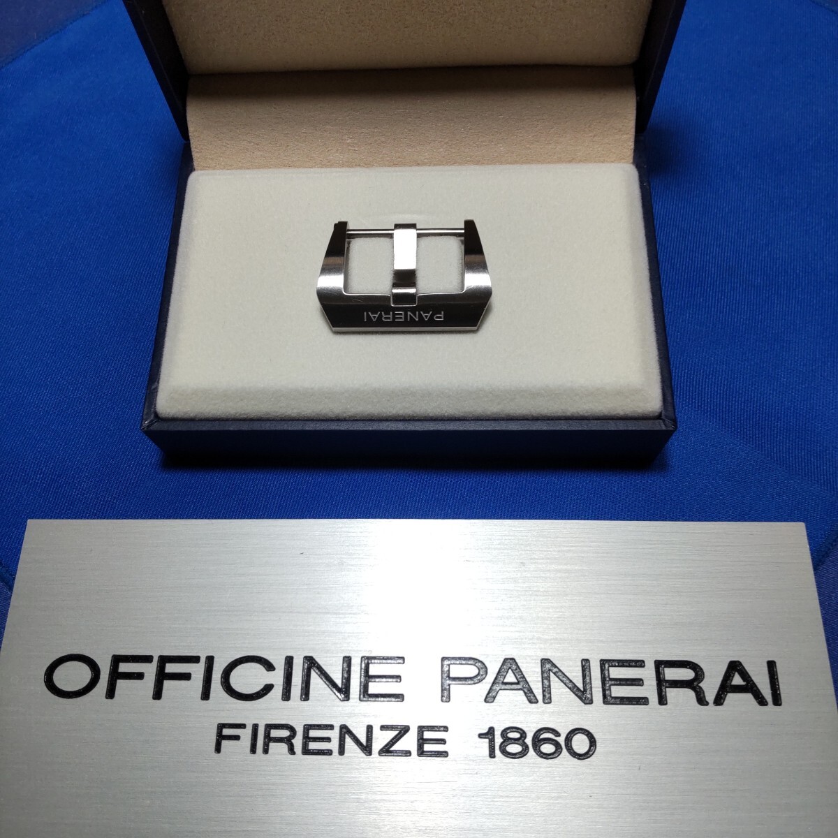 PANERAI 正規 パネライ 純正 尾錠 BA PAV00763 ピン バックル 20mm/サテン スティール PAM Click Release System 工具不要 便利 レア 希少