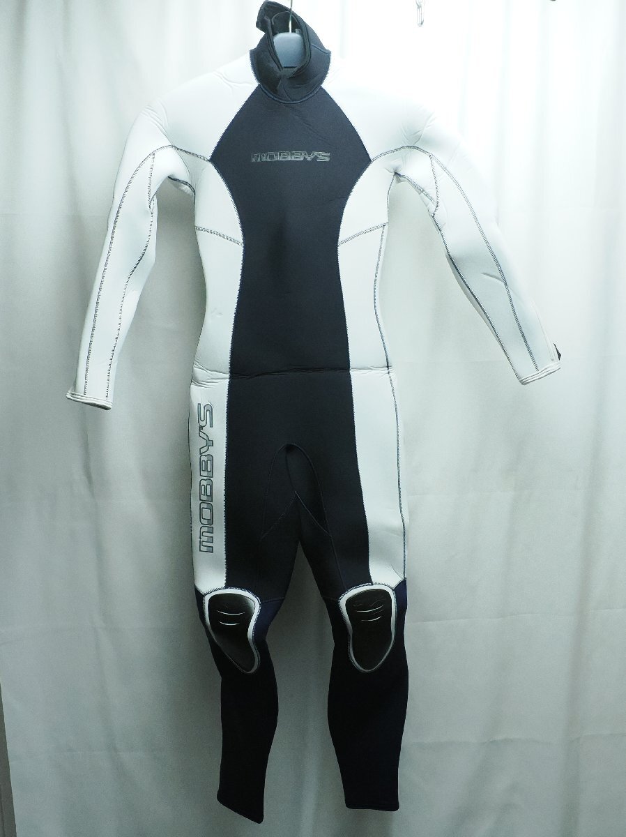 未使用 MOBBY’S モビーズ ウェットスーツ レディース 5mm 157cm/49kg 平置き:胸囲34.5 腹囲29.5 尻囲40cm 手足首ファスナー [3F-64447]