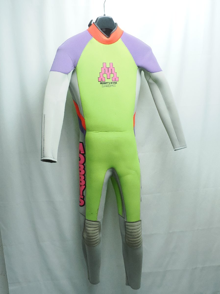 MOBBY'S モビーズ ウェットスーツ 5ｍｍ メンズ 165cm/60kg 素材:表 ジャージ/裏 ジャージ 平置き:胸囲44cm腹囲34cm尻囲40cm [3F-64586]