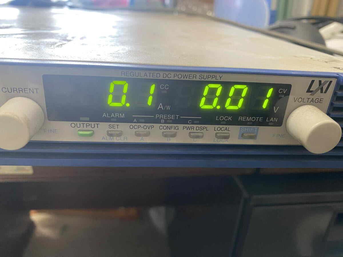 5Y043 菊水電子工業直流安定化電源 PWX1500L 動作保証　