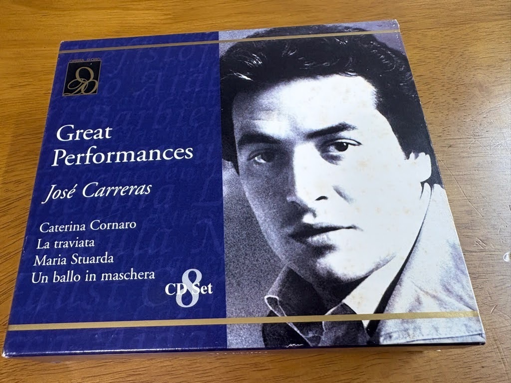 G7/8枚組CD ホセ・カレーラス Great Performances ドニゼッティ マリア・ストゥアルダ ヴェルディ 仮面舞踏会 椿姫 カテリーナ・コルナーロ