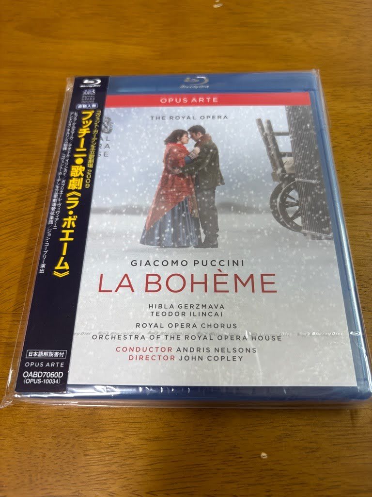 H7/未開封 Blu-ray プッチーニ 歌劇 ラ・ボエーム コヴェント・ガーデン王立歌劇場 2009 ネルソンス コープリー ゲルズマーワ イリンカイ