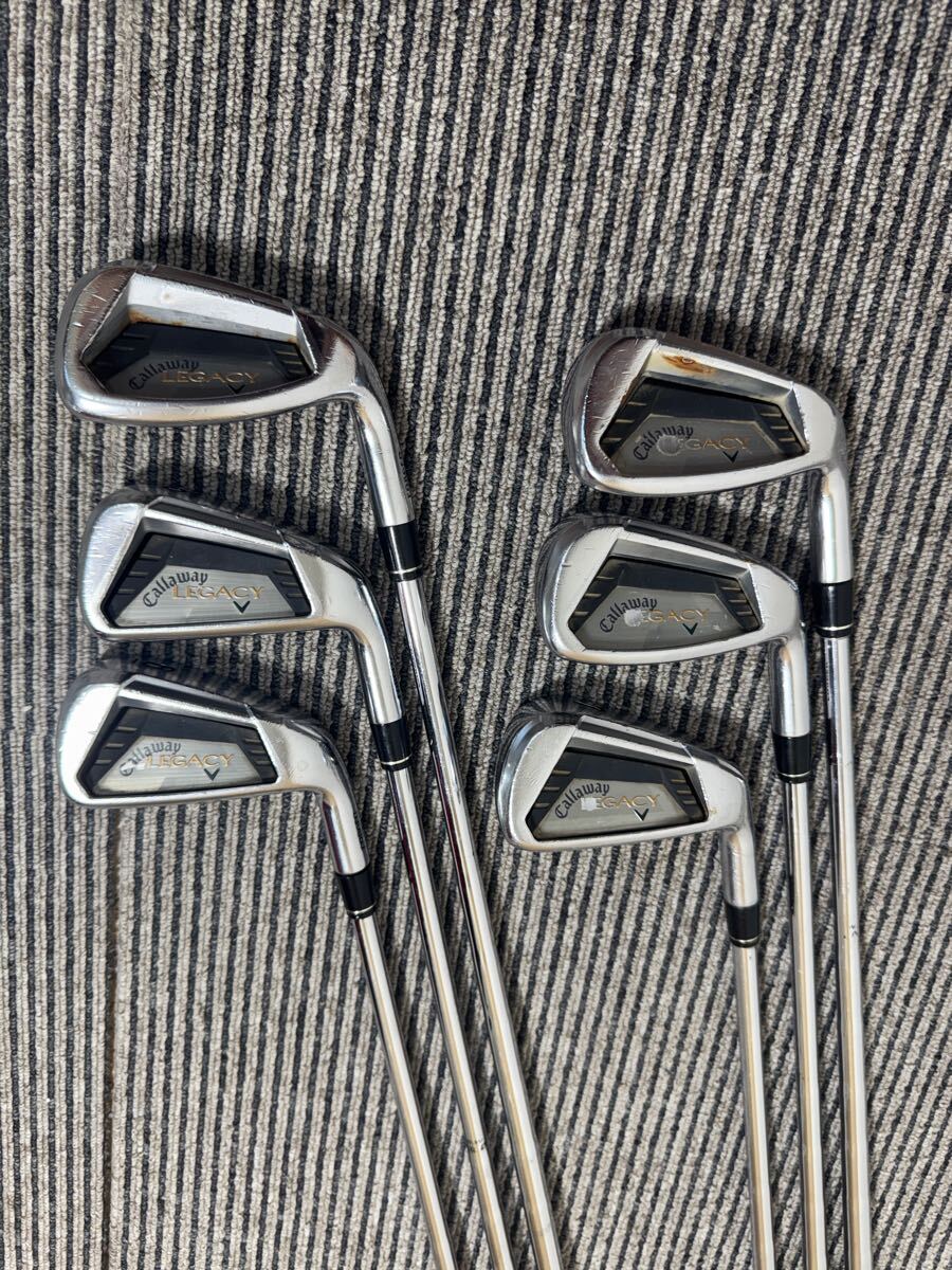 Callaway Legacy キャロウェイ LEGACY レガシー アイアン 5/6/7/8/9/P 6本 セットGS95 スチール（S200）