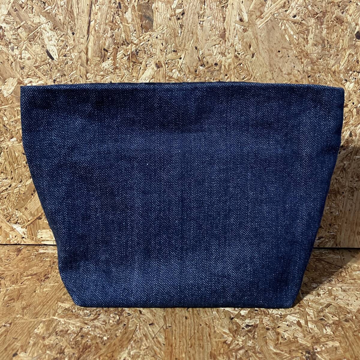 無印良品 インディゴ デニム ポーチ バッグインバッグ MUJI BAG IN BAG