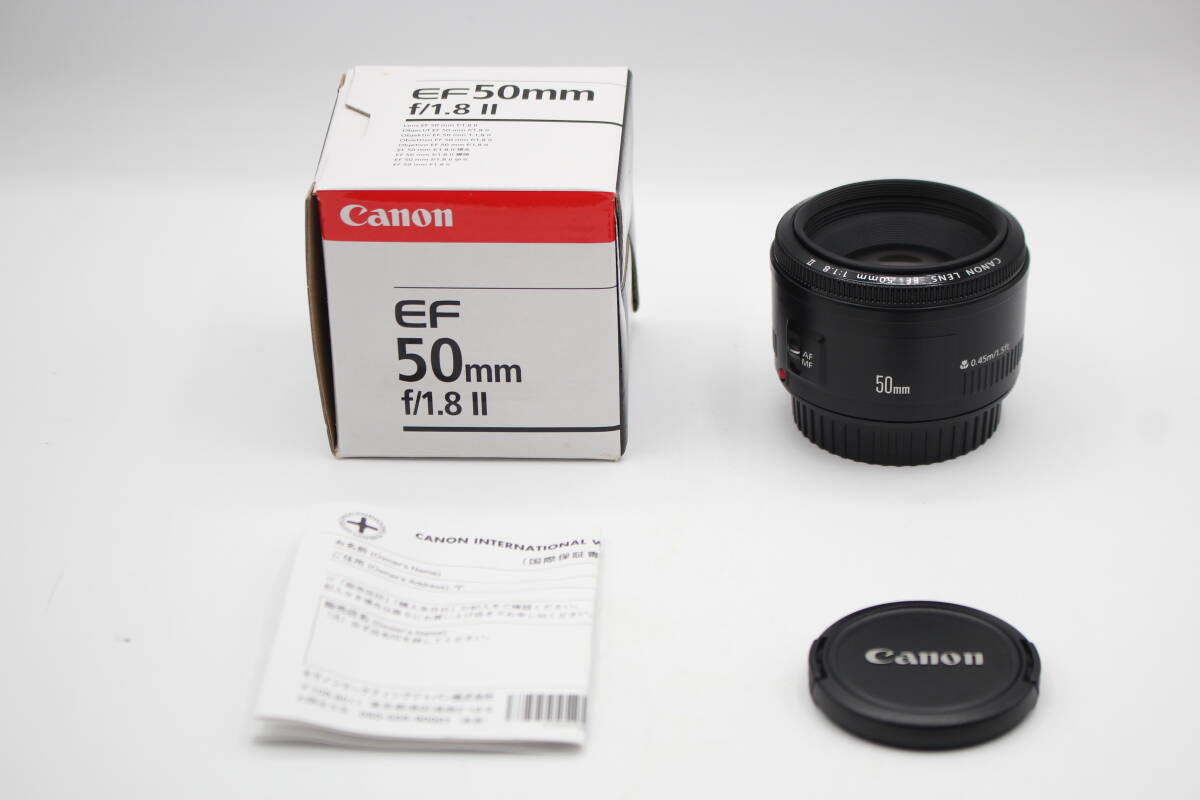 送料無料◆Canon キャノン EF 50mm F1.8 II◆8877-0109