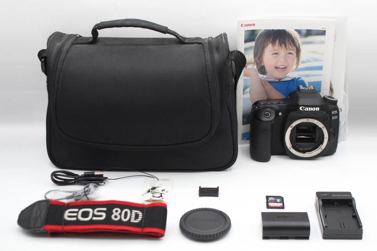 送料無料◆Canon キヤノン EOS 80D ボディ◆1065-0109