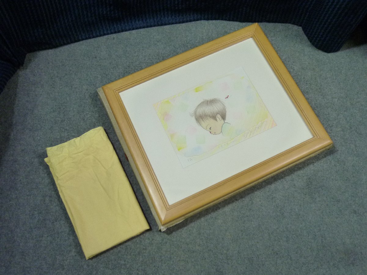 ▲ こうぶんこうぞう 「くすくすっ」 2002年 公文晃蔵 人物画 絵画 ▲