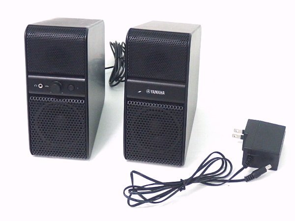 ■〇 YAMAHA NX-50 テレビサイド/PCにぴったりのコンパクトサイズ お手軽パワードスピーカー 音出し確OK
