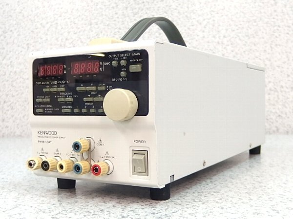 ■※♪ 【セール実施中!】 KENWOOD/ケンウッド 多出力直流安定化電源 PW-Aシリーズ PW18-1.3AT 2～4chの出力に対応 簡易動作確認済