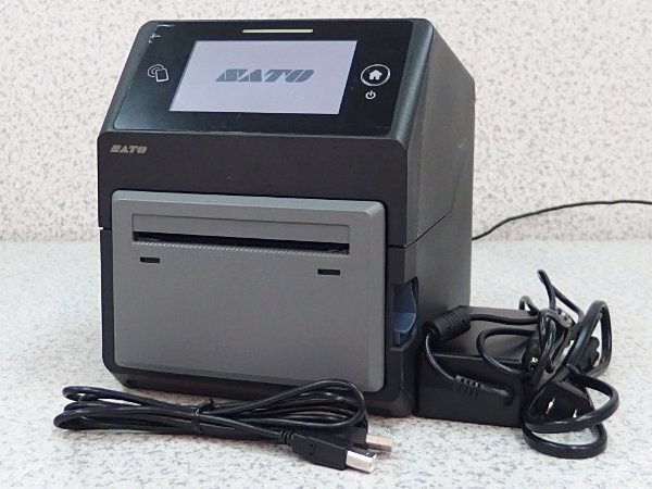 ■β 【設定変更も画面から】SATO/サトー SCeaTa（シータ）CT4-LX DT 203dpi Head：5230.9m 印字良好 【Bランク】【0821-04】