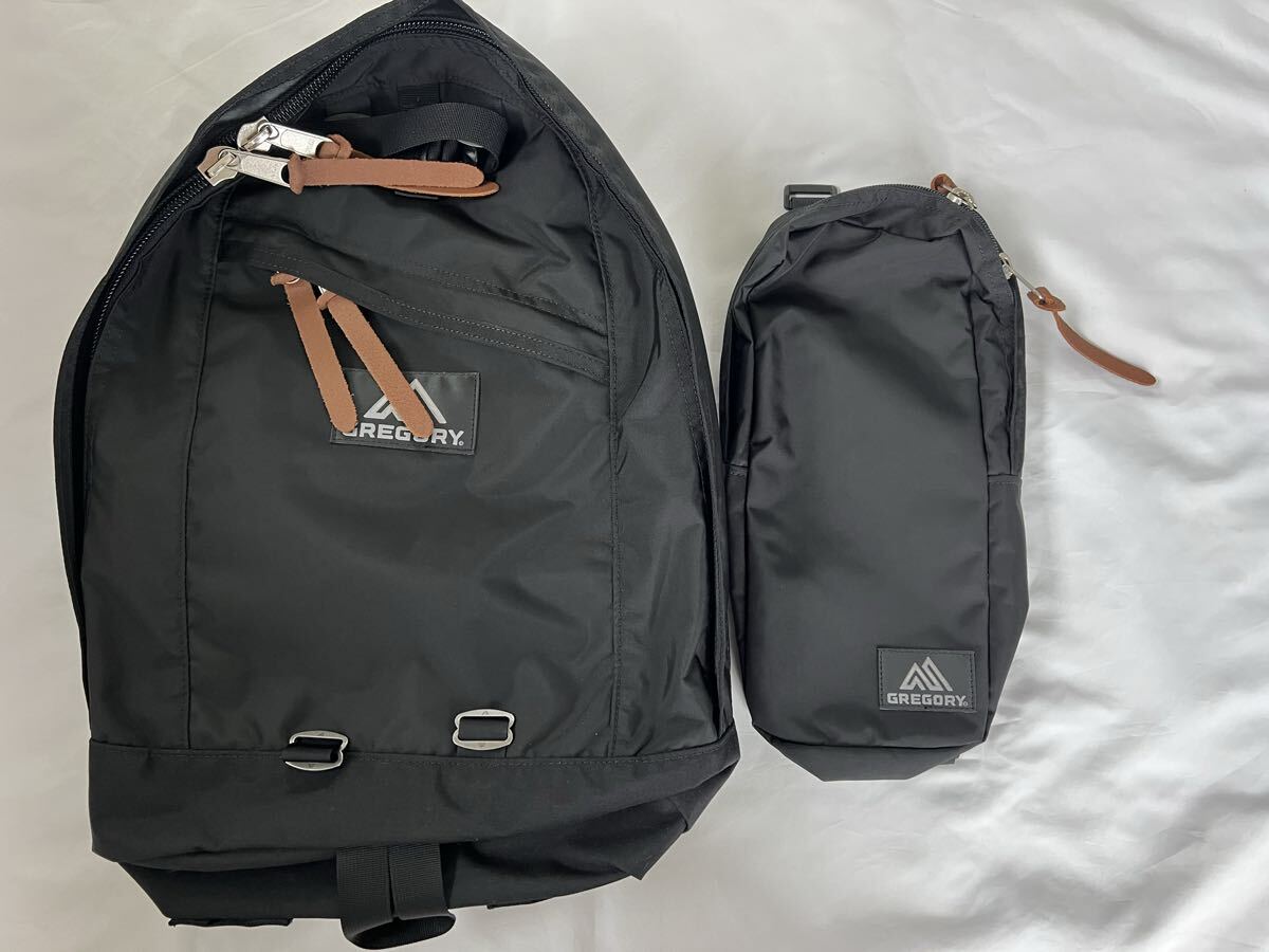 極美品　GREGORY デイパック26Lとシングルポケットセット　ブラック