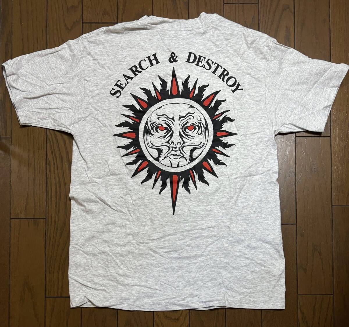 ROLLINS BAND　/　SEARCH ＆DESTROY　PART ANIMAL PART MACHINE　Tシャツ（メンズLサイズ）