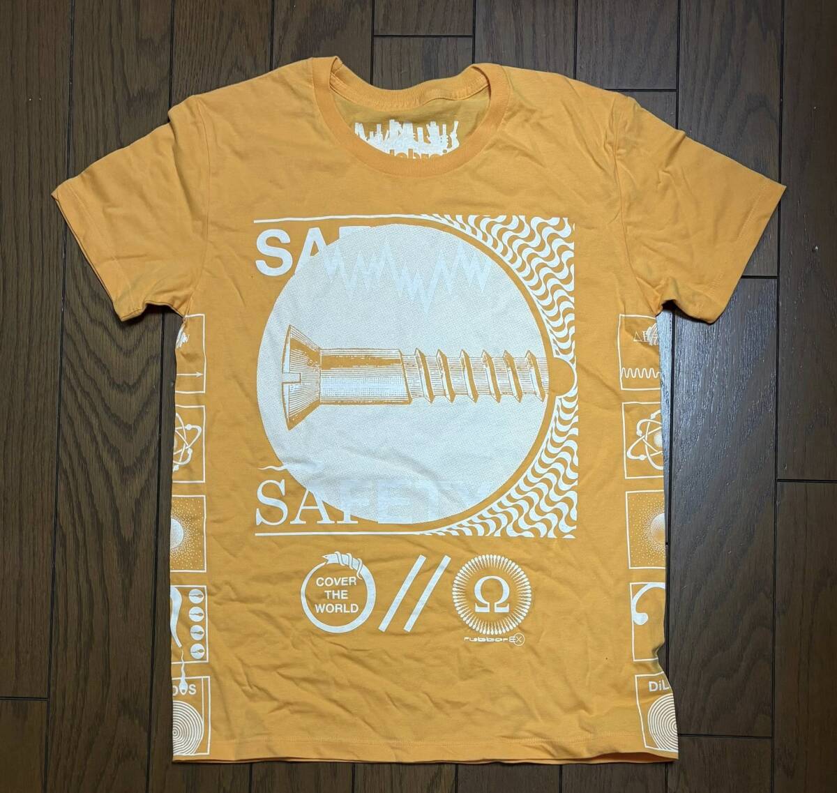 FUUDOBRAIN /　DILDOS_COVER THE WORLD Tシャツ（メンズSサイズ）