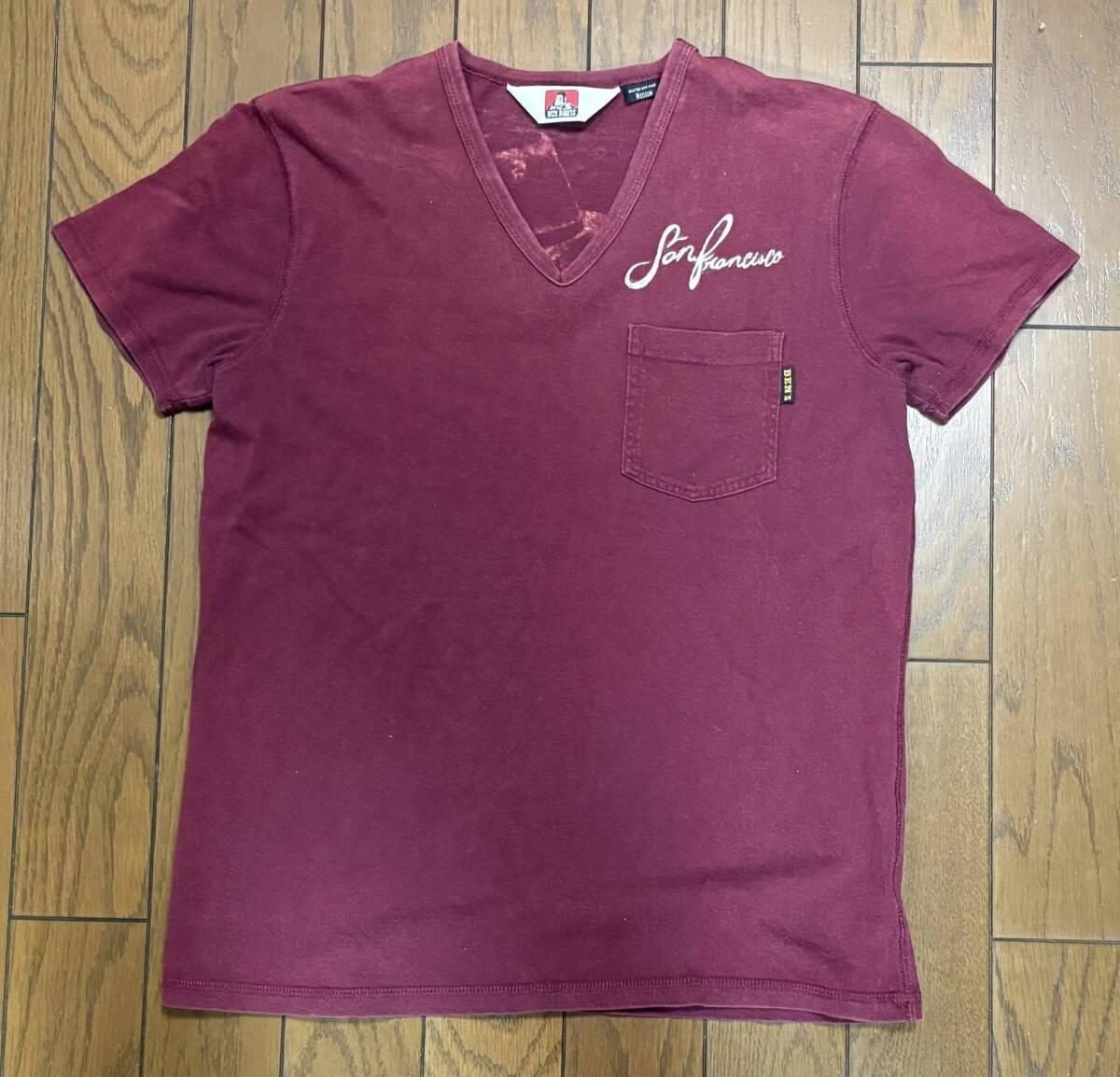 BEN DAVIS / SAN FRANCISCO　バックプリント　胸ポケット　Tシャツ（メンズMサイズ）