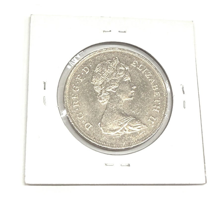 アンティークコイン Great Britain, Elizabeth II, 25 New Pence, 1981　エリザベス 2世のコイン